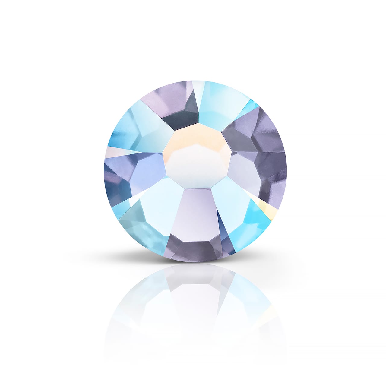 Preciosa MAXIMA SS20 Aurora Borealis Flatback Czech Crystals, 144ct.